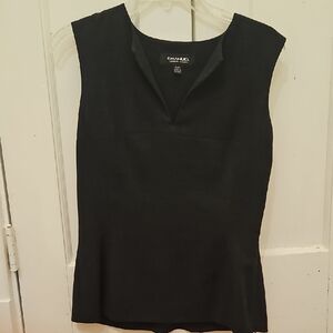 Emanuel Ungaro Black Sleeveless Blouse